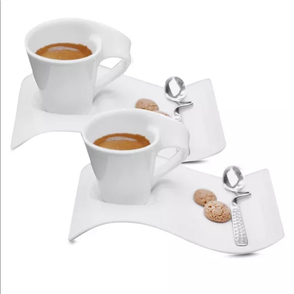 Villeroy & Boch New Wave Espresso Set• New!